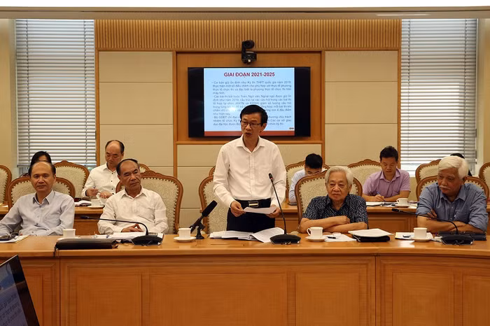 Phó giáo sư, Tiến sĩ Nguyễn Văn Minh, Hiệu trưởng Đại học Sư phạm Hà Nội. Ảnh: VGP/Đình Nam