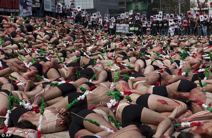 Cuộc biểu tình “đẫm máu” này diễn ra vào thứ Bảy tuần trước, bên ngoài Cung nghệ thuật Fine ở Mexico City. Cuộc biểu tình “đẫm máu” này diễn ra vào thứ Bảy tuần trước, bên ngoài Cung nghệ thuật Fine ở Mexico City.