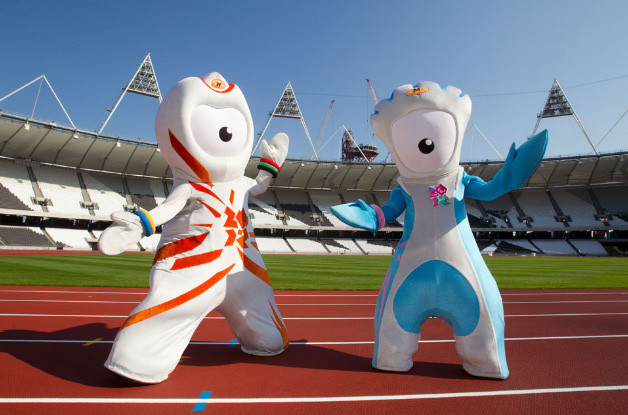 Wenlock và Mandeville, linh vật của Olympic London 2012. Wenlock và Mandeville, linh vật của Olympic London 2012.