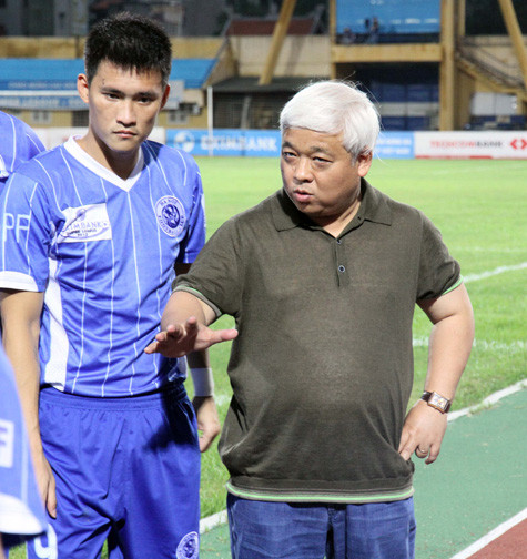 Công Vinh có một mùa giải đáng quên với CLB Hà Nội.Ảnh VSI