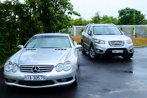 Chiếc Mercedes phong cách và trẻ trung.