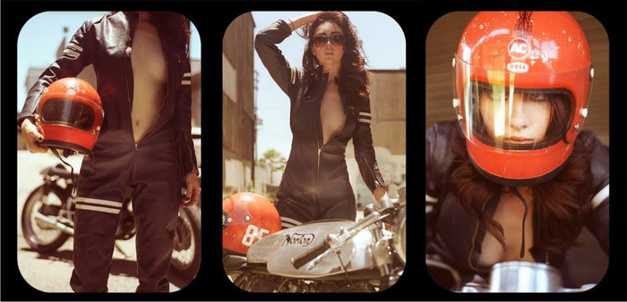 Người đẹp và mô tô thể thao khủng thiêu đốt mọi ánh nhìn. Người đẹp và mô tô thể thao khủng thiêu đốt mọi ánh nhìn.