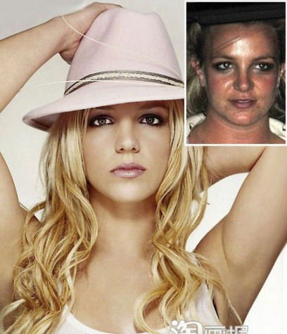 Britney Spears thì không còn gì để nói, trang điểm với mặt mộc khác nhau một trời một vực. Britney Spears thì không còn gì để nói, trang điểm với mặt mộc khác nhau một trời một vực.