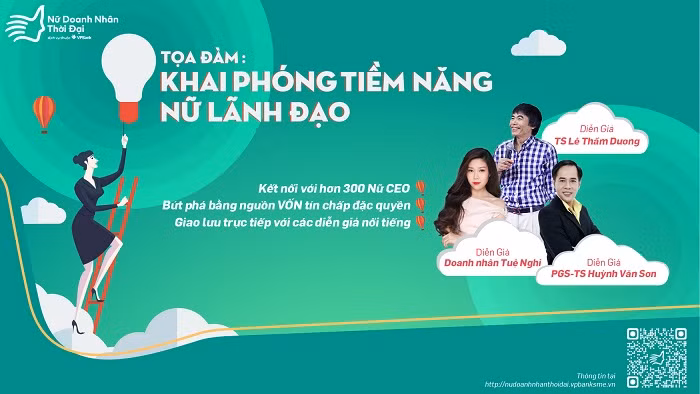Tọa đàm Khai phóng tiềm năng nữ lãnh đạo - Tiếp thêm sức mạnh cho nữ CEO.