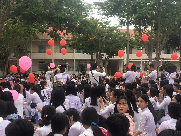 Các em học sinh tại buổi lễ “Lễ tri ân và trưởng thành” (Ảnh: tác giả cung cấp). Các em học sinh tại buổi lễ “Lễ tri ân và trưởng thành” (Ảnh: tác giả cung cấp).