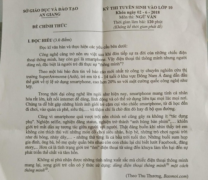 An Giang dự kiến công bố điểm thi tuyển sinh 10 vào ngày 19/6 ảnh 2 An Giang dự kiến công bố điểm thi tuyển sinh 10 vào ngày 19/6 ảnh 2