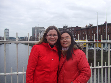 (Với cô giáo Siobhan- trường Roscommon Community College)