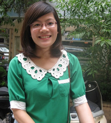 Thủ khoa Vũ Hồng Nhung. Thủ khoa Vũ Hồng Nhung.