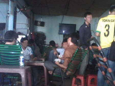 Cảnh tượng này khá phổ biến trong giới sinh viên