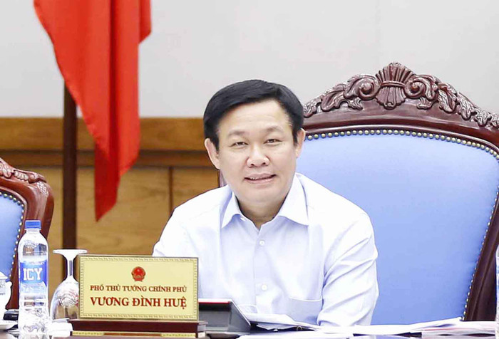 Phó Thủ tướng Vương Đình Huệ chủ trì buổi làm việc với các bộ, ngành nhằm tháo gỡ khó khăn vướng mắc cho hoạt động bảo lãnh tín dụng cho các DNNVV. Ảnh: VGP. Phó Thủ tướng Vương Đình Huệ chủ trì buổi làm việc với các bộ, ngành nhằm tháo gỡ khó khăn vướng mắc cho hoạt động bảo lãnh tín dụng cho các DNNVV. Ảnh: VGP.