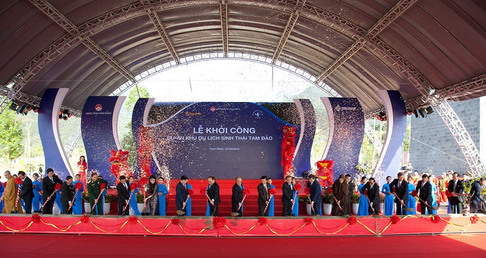 Thủ tướng phát lệnh khởi công dự án Khu du lịch sinh thái Tam Đảo, Vĩnh Phúc. Thủ tướng phát lệnh khởi công dự án Khu du lịch sinh thái Tam Đảo, Vĩnh Phúc.