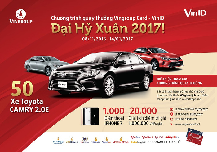 Vingroup tổ chức chương trình quay giải thưởng trị giá tới 100 tỷ đồng.
