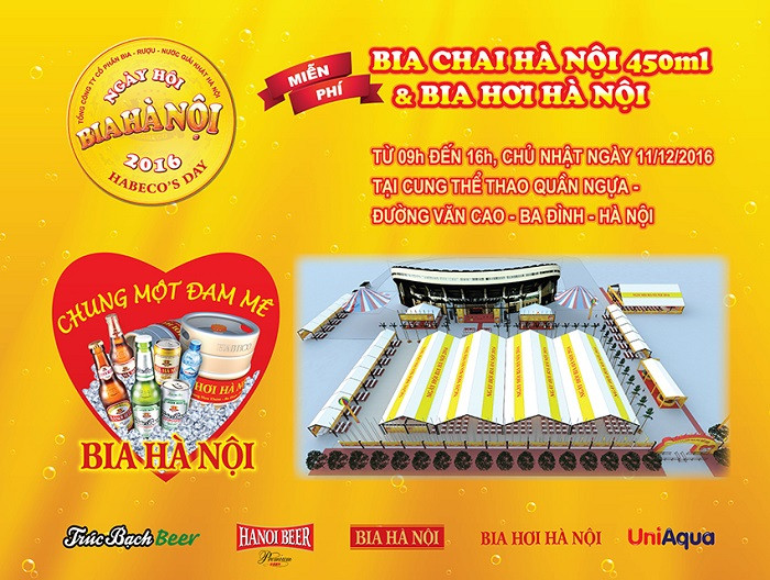 Hàng ngàn vé mời đã nhanh chóng “cháy hàng” trước sự “săn lùng” ráo riết của các tín đồ bia Hà Thành.