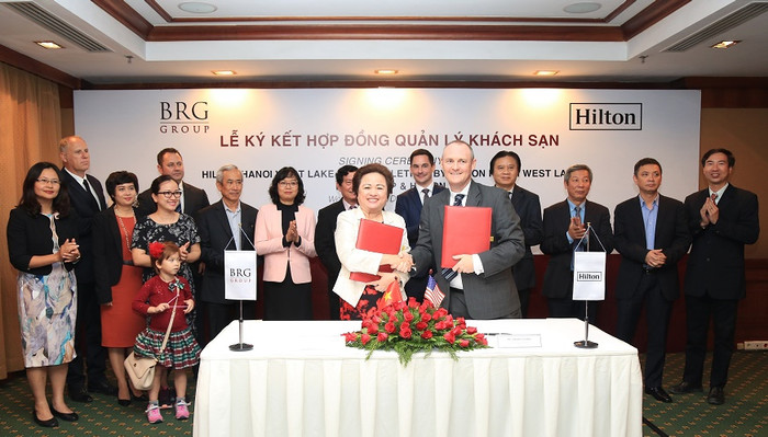 Tập đoàn BRG hợp tác với Tập đoàn Hilton Worldwide. Tập đoàn BRG hợp tác với Tập đoàn Hilton Worldwide.