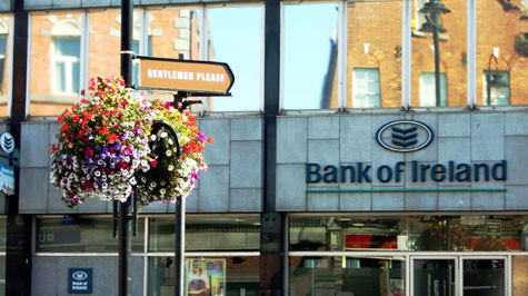 Một góc nhỏ tại trung tâm thủ đô Dublin.