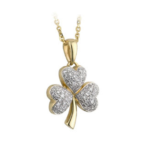 Mặt dây chuyền lá shamrock 3 cánh