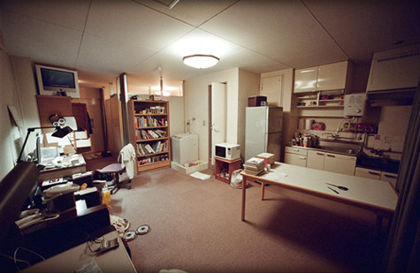 Toàn cảnh căn phòng của kí túc xá.