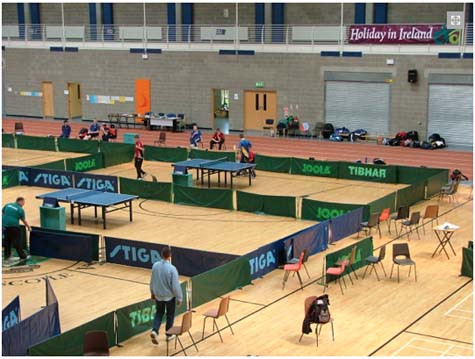 Hoặc có thể bố trí thành 14 sân cầu lông, hoặc 2 sân bóng chuyền, hoặc 10 bàn bóng bàn. Hoặc có thể bố trí thành 14 sân cầu lông, hoặc 2 sân bóng chuyền, hoặc 10 bàn bóng bàn.