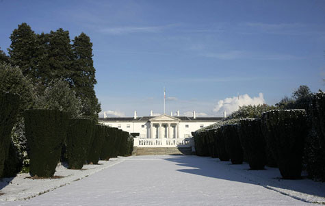 Dinh thự Tổng thống vào mùa đông Dinh thự Tổng thống vào mùa đông