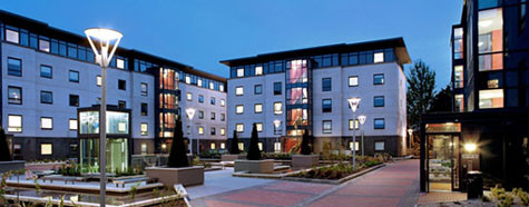 Khu nhà nội trú cho sinh viên tại DCU