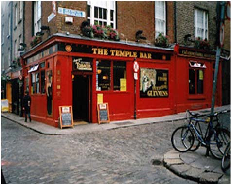 Temple bar ở Dublin, Ireland. Temple bar ở Dublin, Ireland.