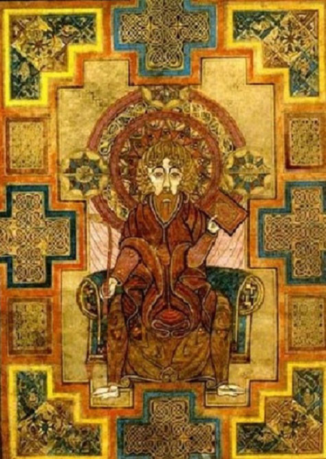 John, một trong những Thánh viết cuốn sách Kells. John, một trong những Thánh viết cuốn sách Kells.