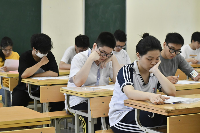 Thí sinh tham dự kỳ thi tốt nghiệp trung học phổ thông. (Ảnh minh họa: Ngọc Mai) gdvn4.JPG