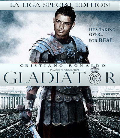 Cristiano Ronaldo được ví như chiến binh Gladiator của Real Madrid Cristiano Ronaldo được ví như chiến binh Gladiator của Real Madrid
