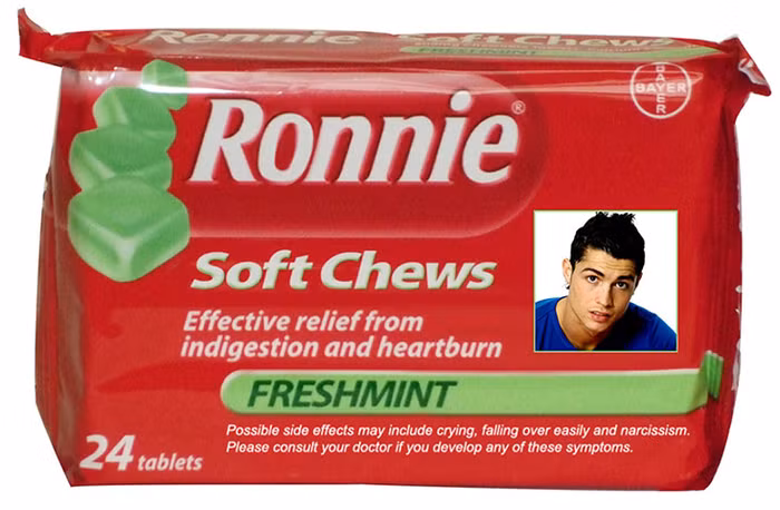 Ronaldo được ví như là kẹo hương bạc hà Ronaldo mang lại sự tươi mới cho Real Madrid. Ronaldo được ví như là kẹo hương bạc hà Ronaldo mang lại sự tươi mới cho Real Madrid.