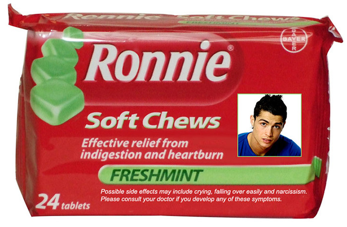 Ronaldo được ví như là kẹo hương bạc hà Ronaldo mang lại sự tươi mới cho Real Madrid. Ronaldo được ví như là kẹo hương bạc hà Ronaldo mang lại sự tươi mới cho Real Madrid.