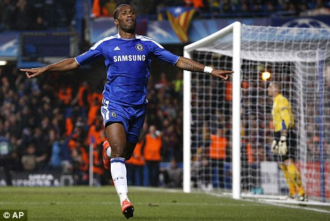 Tiền đạo Didier Drogba sẽ rời khỏi Chelsea vào cuối mùa giải này Tiền đạo Didier Drogba sẽ rời khỏi Chelsea vào cuối mùa giải này