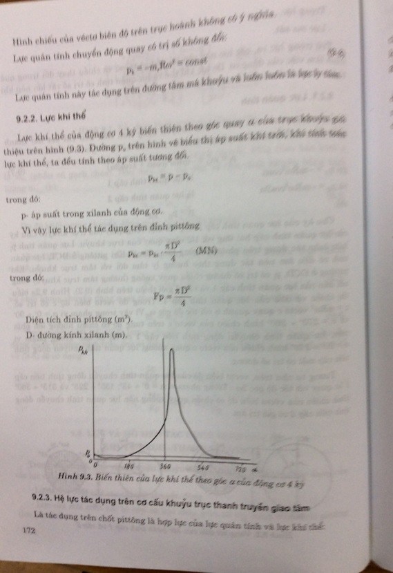 Trang 172 cuốn sách "Động cơ đốt trong" của nhà xuất bản giao thông vận tải năm 2004 chịu trách nhiệm xuất bản là TS Nguyễn Xuân Thủy. Ảnh: Lại Bá Ất