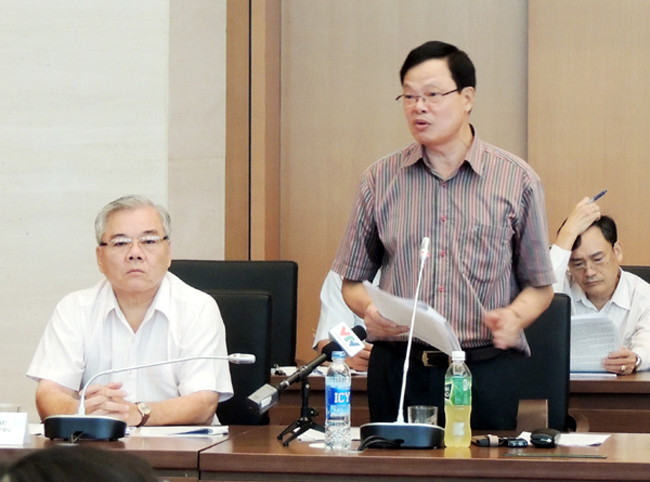 Ông Phạm Trọng Đạt – Cục trưởng Cục Chống tham nhũng (đứng) Thanh tra Chính phủ. Ảnh tư liệu của Kiểm toán nhà nước (sav.gov.vn).