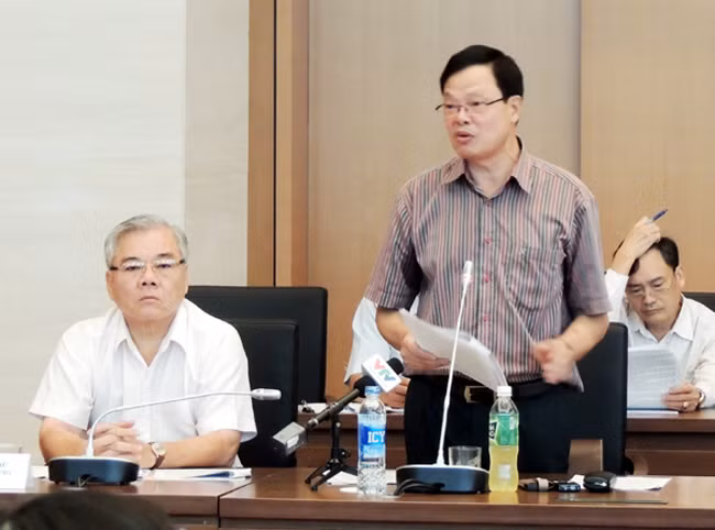 Ông Phạm Trọng Đạt – Cục trưởng Cục Chống tham nhũng (đứng) Thanh tra Chính phủ. Ảnh tư liệu của Kiểm toán nhà nước (sav.gov.vn).