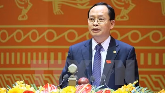 Bí thư tỉnh ủy Thanh Hóa Trịnh Văn Chiến, ảnh: Thông tấn xã Việt Nam.