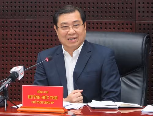 Chủ tịch ủy ban Nhân dân thành phố Đà Nẵng Huỳnh Đức Thơ (ảnh baodanang.vn).