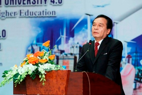 Phó giáo sư Nguyễn Mạnh Hùng, Hiệu trưởng Đại học Nguyễn Tất Thành (Ảnh: sggp.org.vn)