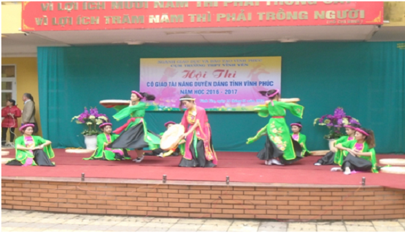 Hình ảnh Tiết mục múa Khúc nhạc đồng quê. (Ảnh Văn Lự) Hình ảnh Tiết mục múa Khúc nhạc đồng quê. (Ảnh Văn Lự)