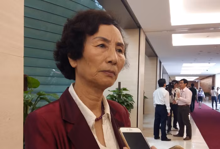 Đại biểu Quốc hội Bùi Thị An. ảnh: Ngọc Quang.