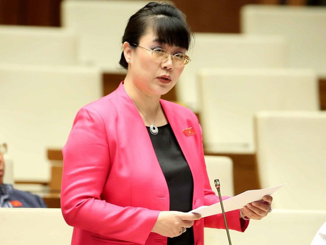 Đại biểu Nguyễn Thị Nguyệt Hường (đoàn Hà Nội). ảnh: TTXVN. Đại biểu Nguyễn Thị Nguyệt Hường (đoàn Hà Nội). ảnh: TTXVN.