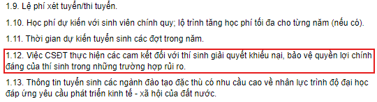 Mục 1.12, Phần II, Phụ lục III, Thông tư 08 Mục 1.12, Phần II, Phụ lục III, Thông tư 08