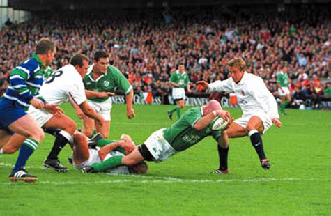 Trận đấu bóng bầu dục giữa Ai Len và Anh Trận đấu bóng bầu dục giữa Ai Len và Anh