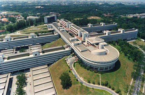 ĐH Công nghệ Nanyang nhìn từ trên cao ĐH Công nghệ Nanyang nhìn từ trên cao