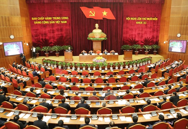 Toàn cảnh khai mạc Hội nghị lần thứ 14 Ban chấp hành Trung ương Đảng. (Ảnh: Trí Dũng/TTXVN). Toàn cảnh khai mạc Hội nghị lần thứ 14 Ban chấp hành Trung ương Đảng. (Ảnh: Trí Dũng/TTXVN).
