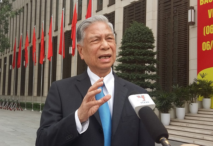 Trung tướng Đặng Quân Thụy - nguyên Phó Chủ tịch Quốc hội. ảnh: Ngọc Quang.