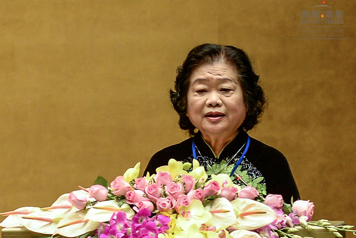 nguyên Phó Chủ tịch nước Trương Mỹ Hoa. ảnh: Cổng điện tử Quốc hội. nguyên Phó Chủ tịch nước Trương Mỹ Hoa. ảnh: Cổng điện tử Quốc hội.