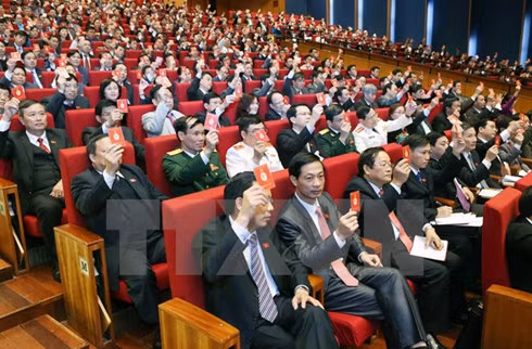 Nhân sự Ban chấp hành Trung ương khóa XII nhận được sự quan tâm đặc biệt của nhân dân những ngày qua. ảnh: TTXVN.