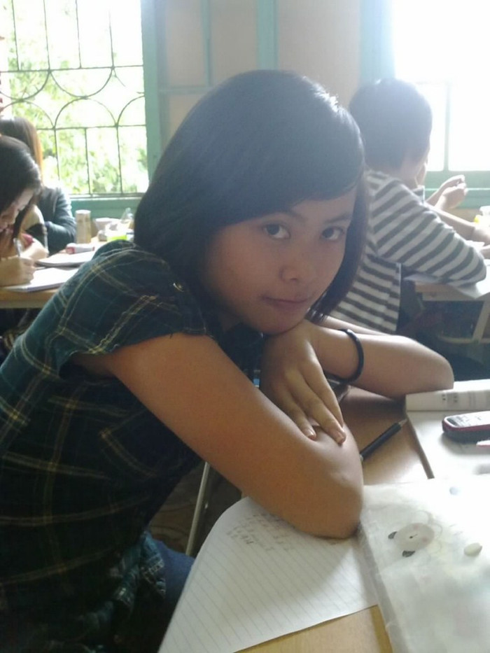 Bạn Nguyễn Thị Ngọc Vân ước mơ sau này trở thành một phiên dịch viên hoàn hảo