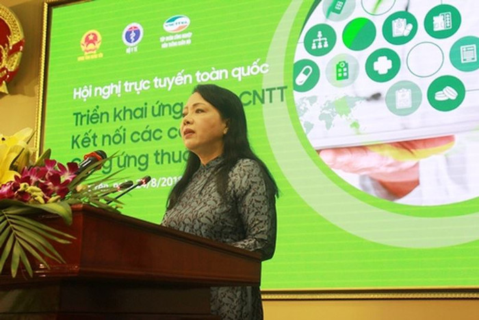 Bộ trưởng Nguyễn Thị Kim Tiến phát biểu tại hội nghị. Bộ trưởng Nguyễn Thị Kim Tiến phát biểu tại hội nghị.