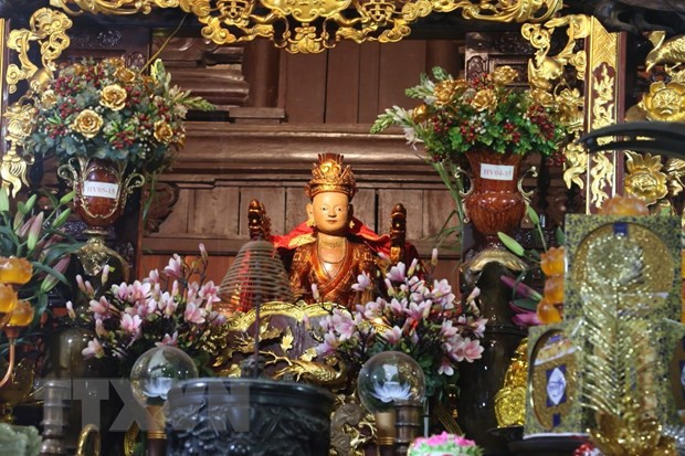 Tượng Tổ Mẫu Âu Cơ - bảo vật quốc gia vừa được Thủ tướng Chính phủ công nhận. (Ảnh: Trung Kiên/TTXVN) Tượng Tổ Mẫu Âu Cơ - bảo vật quốc gia vừa được Thủ tướng Chính phủ công nhận. (Ảnh: Trung Kiên/TTXVN)